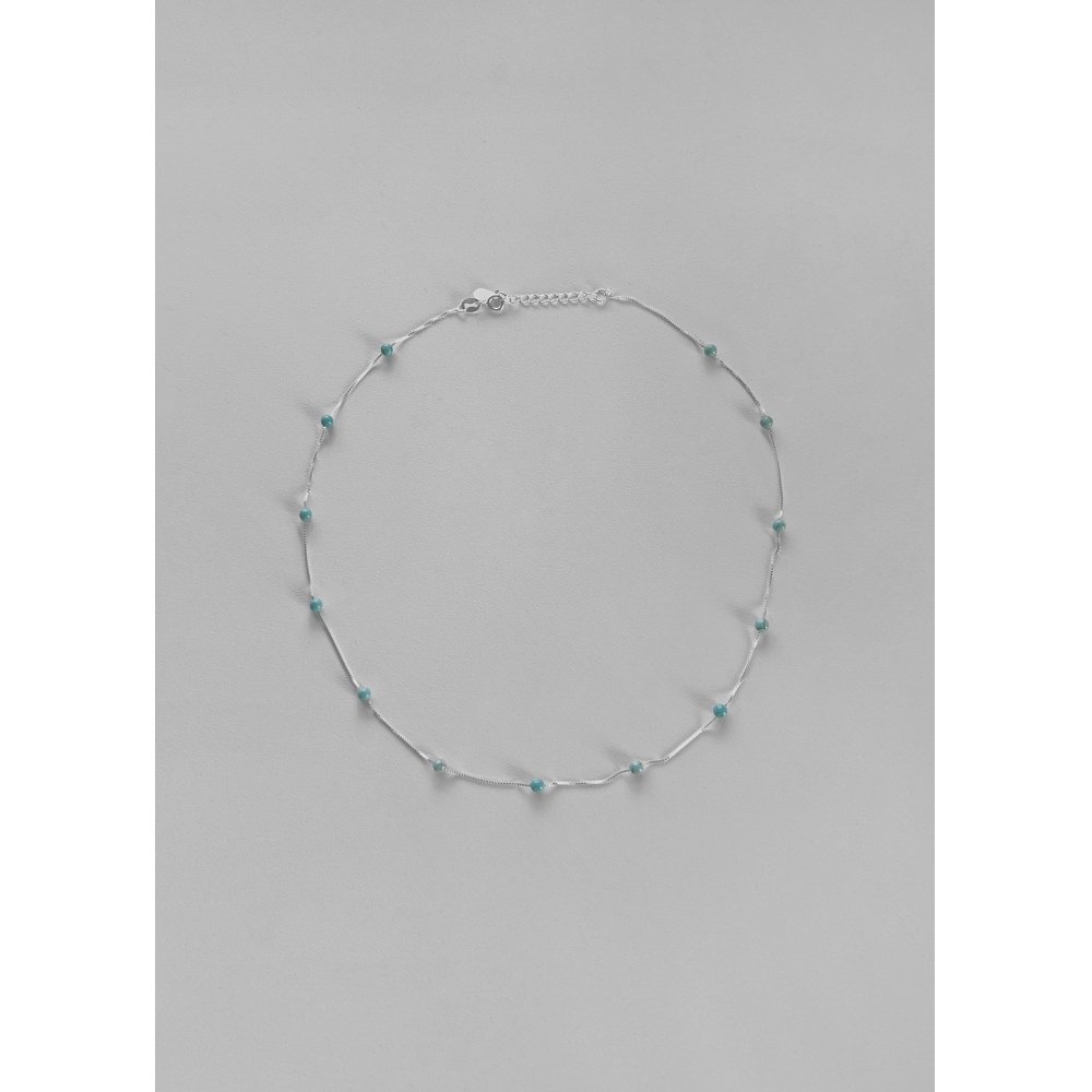 ブラックアップ (シルバー925) トルコ宝石ネックレス