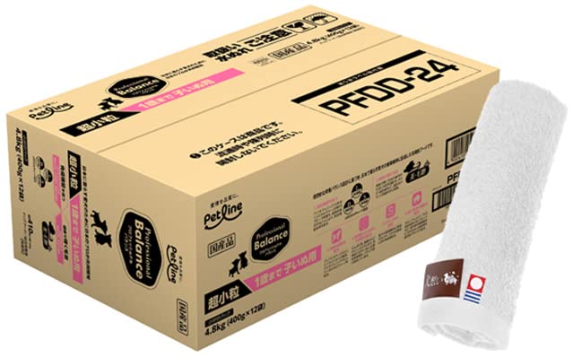 プロフェッショナル・バランス超小粒１歳まで子いぬ用 4.8kg【犬想いオリジナル 今治ハンドタオルセット】【タオルカラー ホワイト】【正規品】 6,539円