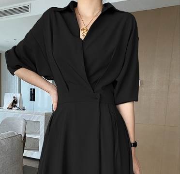 きれいめワンピ シャツワンピース ワンピース ウエスト Aライン スタイル ワンカラー かわいい 大人可愛い きれいめ シンプル カジュアル 大人 上品 おしゃれ かっこいい 個性的