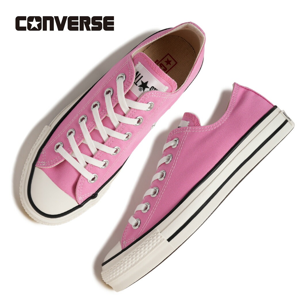 CONVERSE コンバース キャンバス オールスター ローカット スニーカー CANVAS ALL STAR J OX FONDANT PINK MADE IN JAPAN ( 日本製 ピンク メン