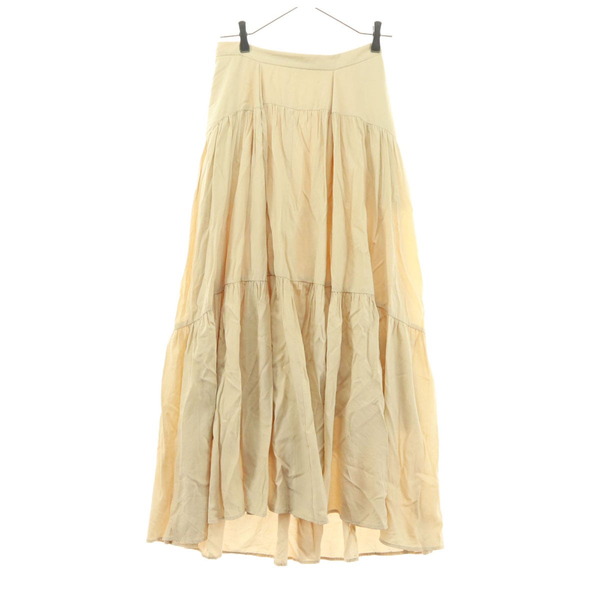 ロングスカート 2 ベージュ系 レディース 古着