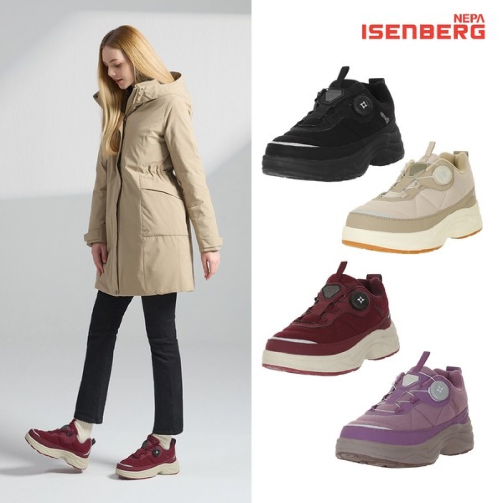 (Izenbuck) 女性用トールウィンターシューズ4色から1つ選択