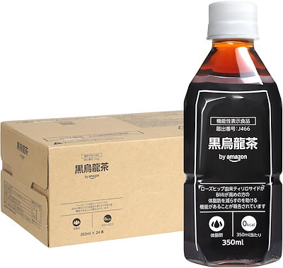 他サイト： by Amazon 黒烏龍茶 350ml×24本 機能性表示食品の商品画像