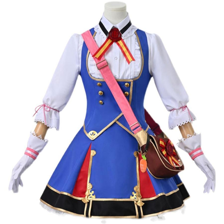 ウマ娘 プリティーダービー　メイショウドトウ 風 コスプレ衣装 コスチューム　ハロウィン　イベント 演出服 二次会-817