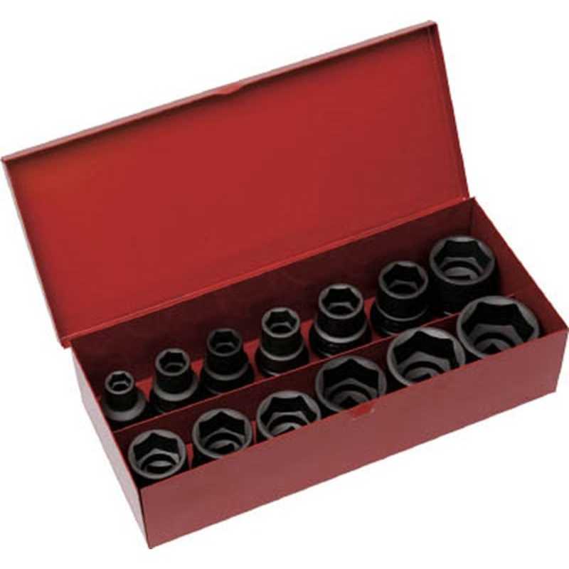 トラスコ中山　TRUSCO インパクト用ソケット13個組セット 差込角12.7mm　T413SET