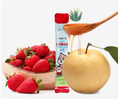 Jeong-wonsam高麗紅参精365 Stick Kids 10ml x 30P / 6年根 / 免疫力 / 韓国食品