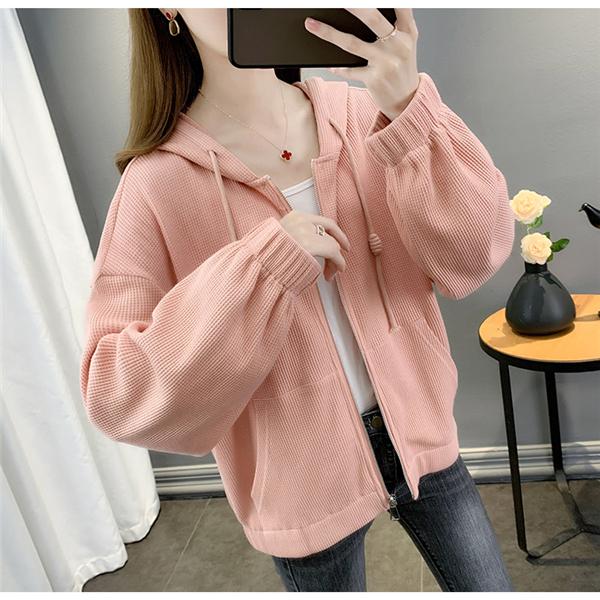 秋新作 パーカー ジャケット レディース ジップアップ パーカー チュニック 長袖 ゆったり 体型カバー カジュアル アウター