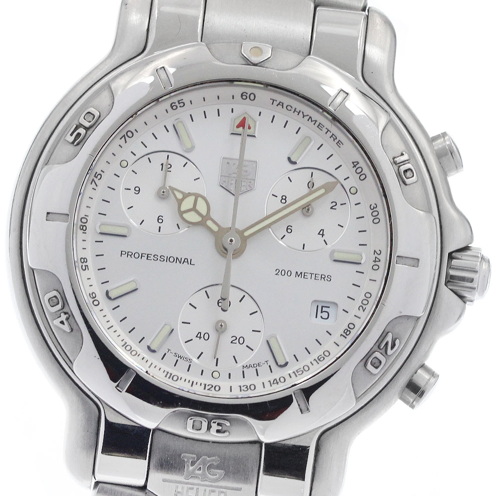 タグホイヤー TAG HEUER CH1110-0 6000シリーズ デイト クロノグラフ クォーツ メンズ _956800【中古】