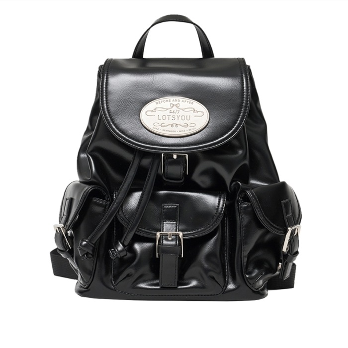Nostalgia chubby Backpack Black