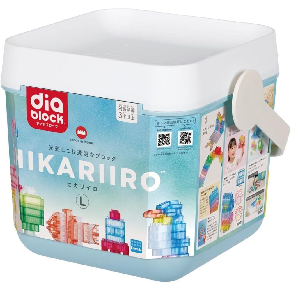 ダイヤブロック HIKARIIRO（ヒカリイロ） L 3才以上 ブロック おもちゃ ND-05