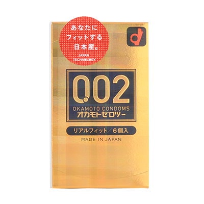 他サイト： 【国内発送】【最短即日発送】002（ゼロツー） リアルフィット 6個入り クリアカラー レギュラーサイズ スタンダードタイプの商品画像