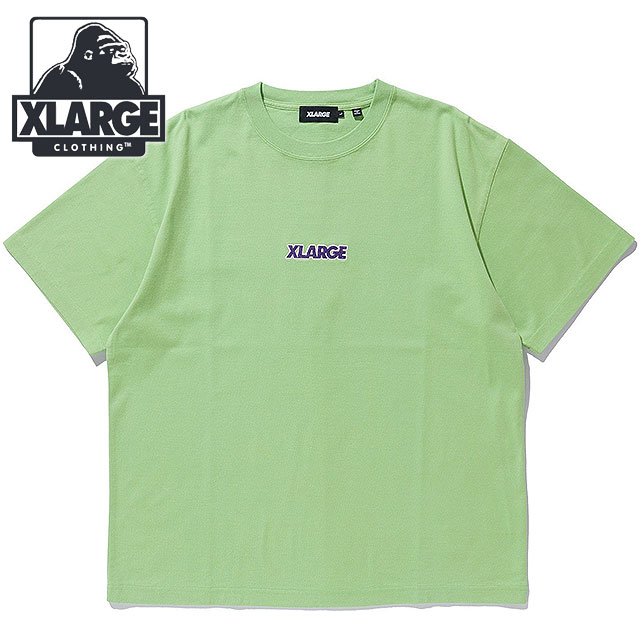 メール便 メンズ スタンダードロゴ ショートスリーブTシャツ [101242011006] STANDARD LOGO S/S TEE x-large エックスラージ トップス 半袖 GREEN