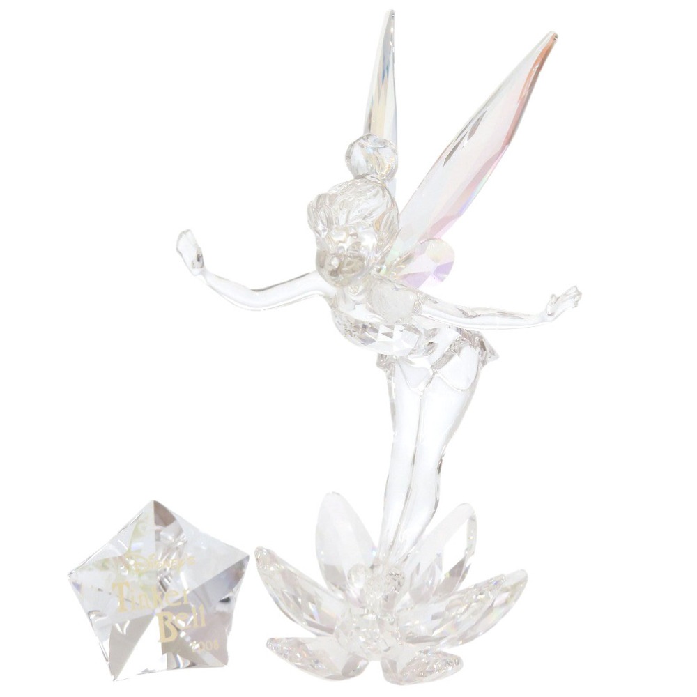 新品同様 ディズニー ティンカーベル フィギュア オブジェ クリスタル クリア 0934【中古】 ユニセックス