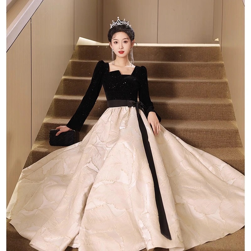 学生の 宴会 結婚式OL正式な場合礼装 誕生日/成人式 ドレスお呼ばれドレス