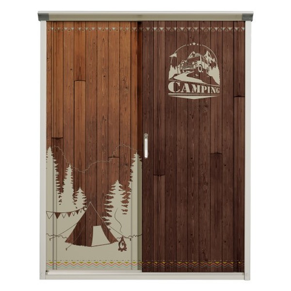 P-157BT C1 ウッドキャンプ PEINTE(ペインタ) 小型物置 (たて置き棚タイプ(ネット棚)) メーカー直送