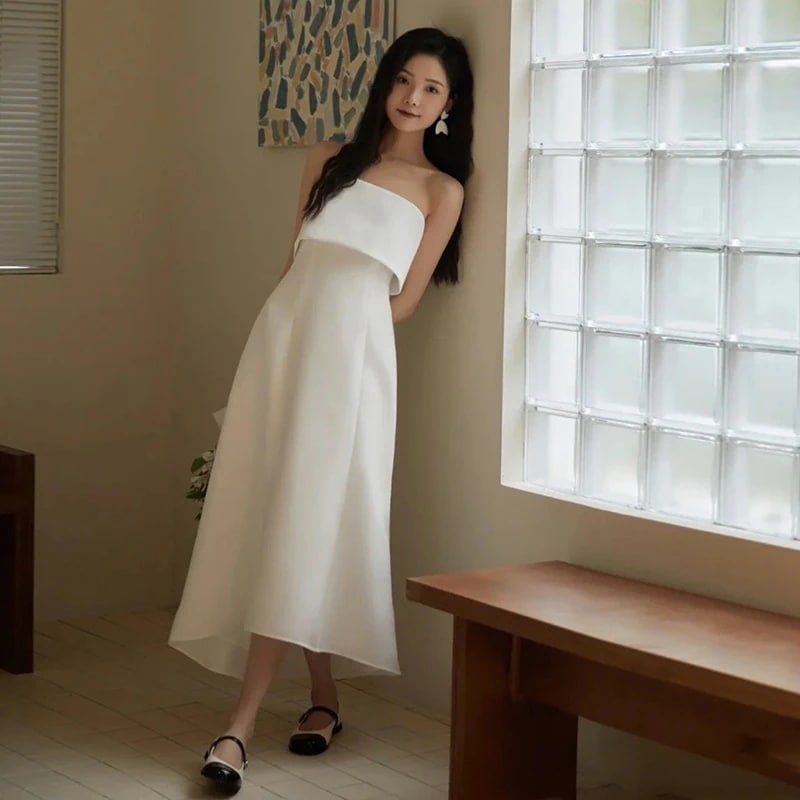 ウェディングドレス 白 結婚式 花嫁 サイズオーダーメイド可能 成人式 お呼ばれ ウェディング 演奏会 二次会 パーティードレス 前撮り ワンピース ロングドレス 139