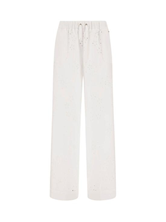 HERNO Women Straight Pants PT000221D 13322RIC1000 White