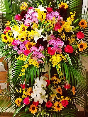 商品ID 4249 スタンド花　豪華　2段