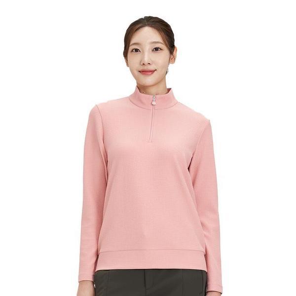 MG01 [在庫処分 40%セール] 女性用春秋Tシャツ セミオーバーフィット Bonette B ジップアップ (S41529915)