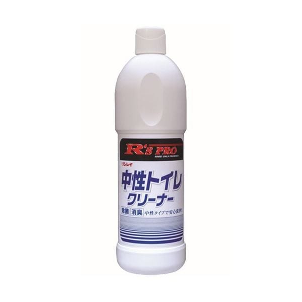 （まとめ）リンレイ RS PRO 中性トイレクリーナー 800ml 1本 [x5セット]