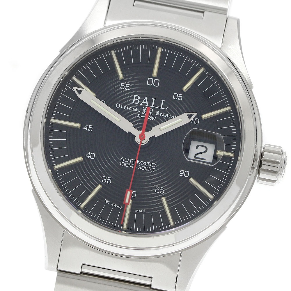ボールウォッチ BALLWATCH NM2188C-S12J-BK2 ストークマン ナイトブレイカー デイト 自動巻き メンズ 箱・保証書付き_947000【中古】