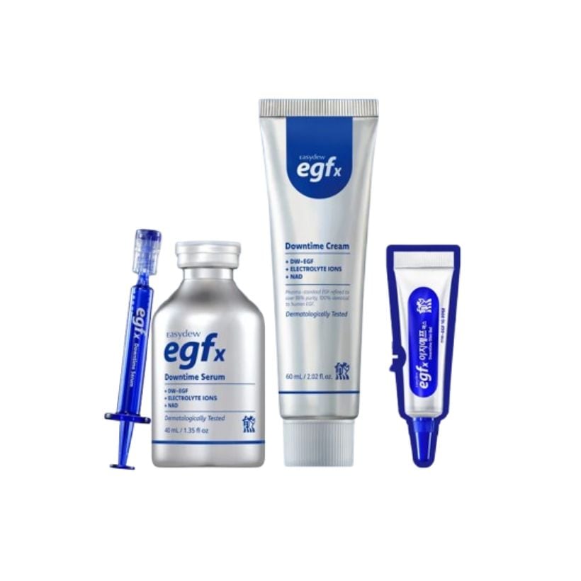EGFx ダウンタイム 3種キット（セラム 40ml＋クリーム 60ml＋オイントゲル 5ml） #熱感鎮静リペア