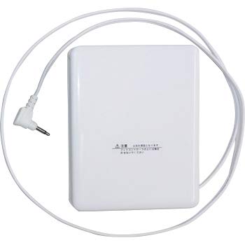 ジャノメ純正コンピューターミシン用フットコントローラー（コードリール式・白色・丸1ピンプラグ）