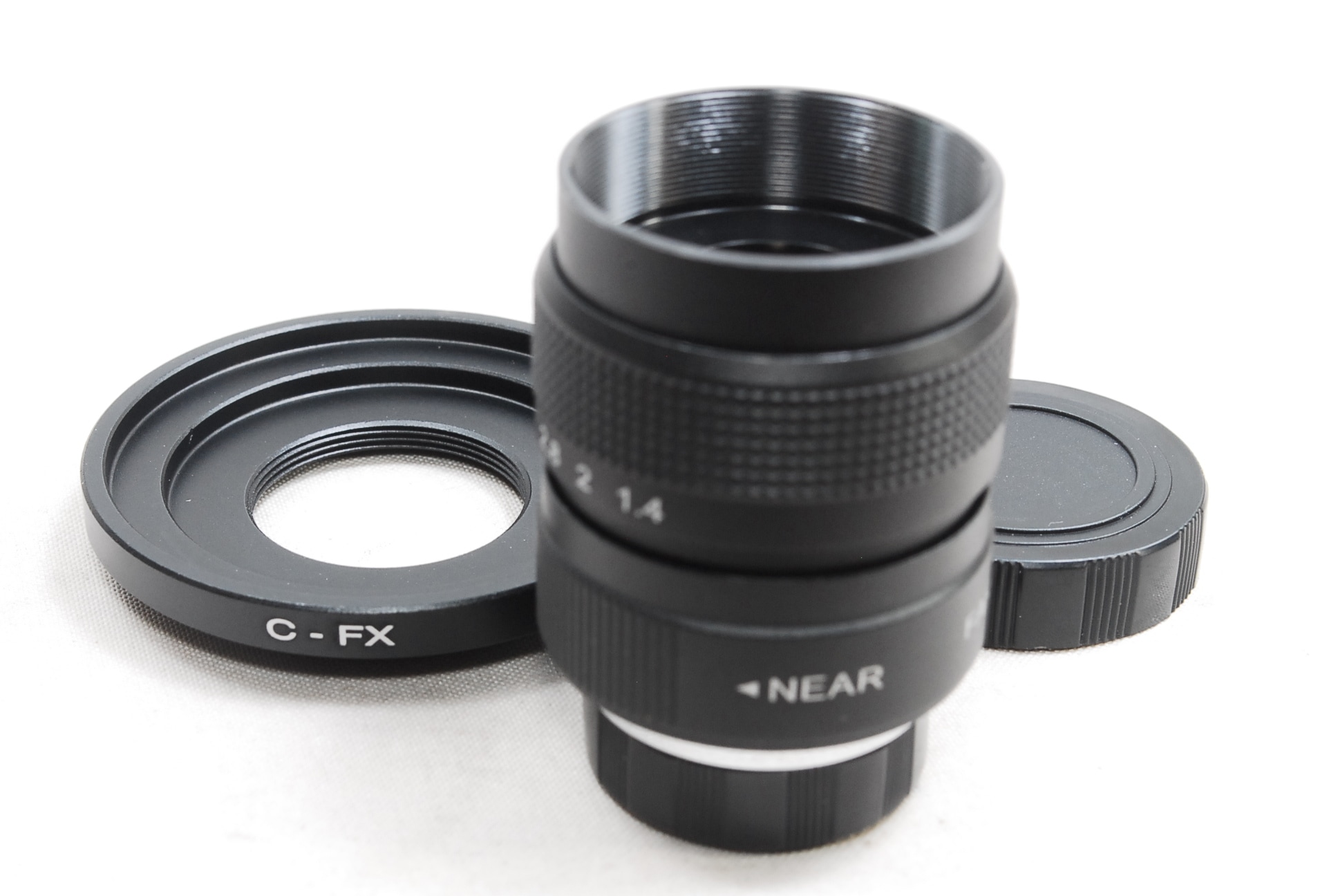 25mm F1.4 BK 富士フイルム FUJIFILM FXマウント Fujian CCTV マニュアルレンズマウントアダプター
