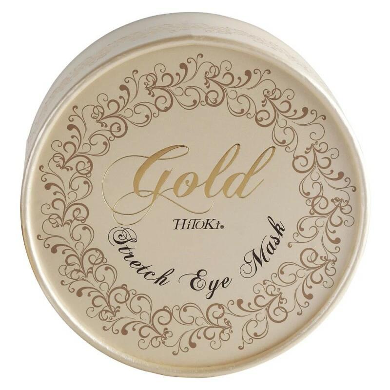 ゴールドストレッチアイマスク 60枚入 保湿 シートマスク 目元 ほうれい線 首元 HiTOKi ヒトキ