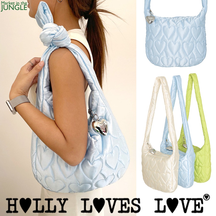 「カワイイ」2WAY ハートキルティング ショルダーバッグ 3色展開ショルダーバッグ