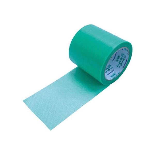 (まとめ) 萩原工業 ターピー養生クロステープ 75mm×25m タテヨコ手切れ TY001-7525TYG 1巻 (×10セット)