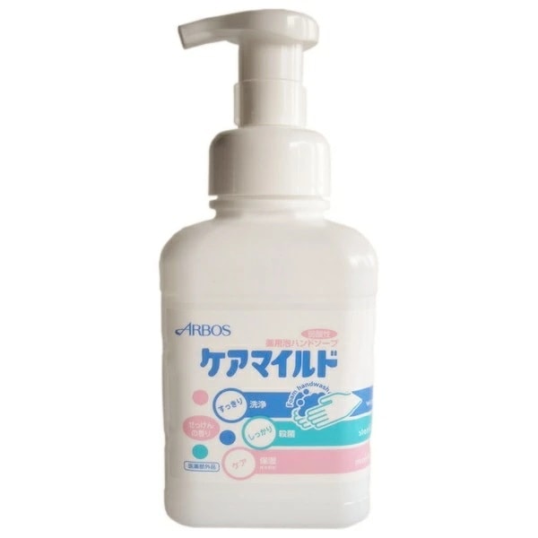 アルボース　薬用泡ハンドソープ　ケアマイルド　せっけんの香り　500mL×24本ケース販売お徳用