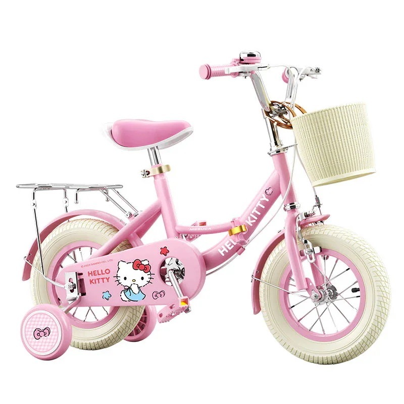 Qoo10] 子供自転車ハローキティ女の子3-6-10 : おもちゃ・知育