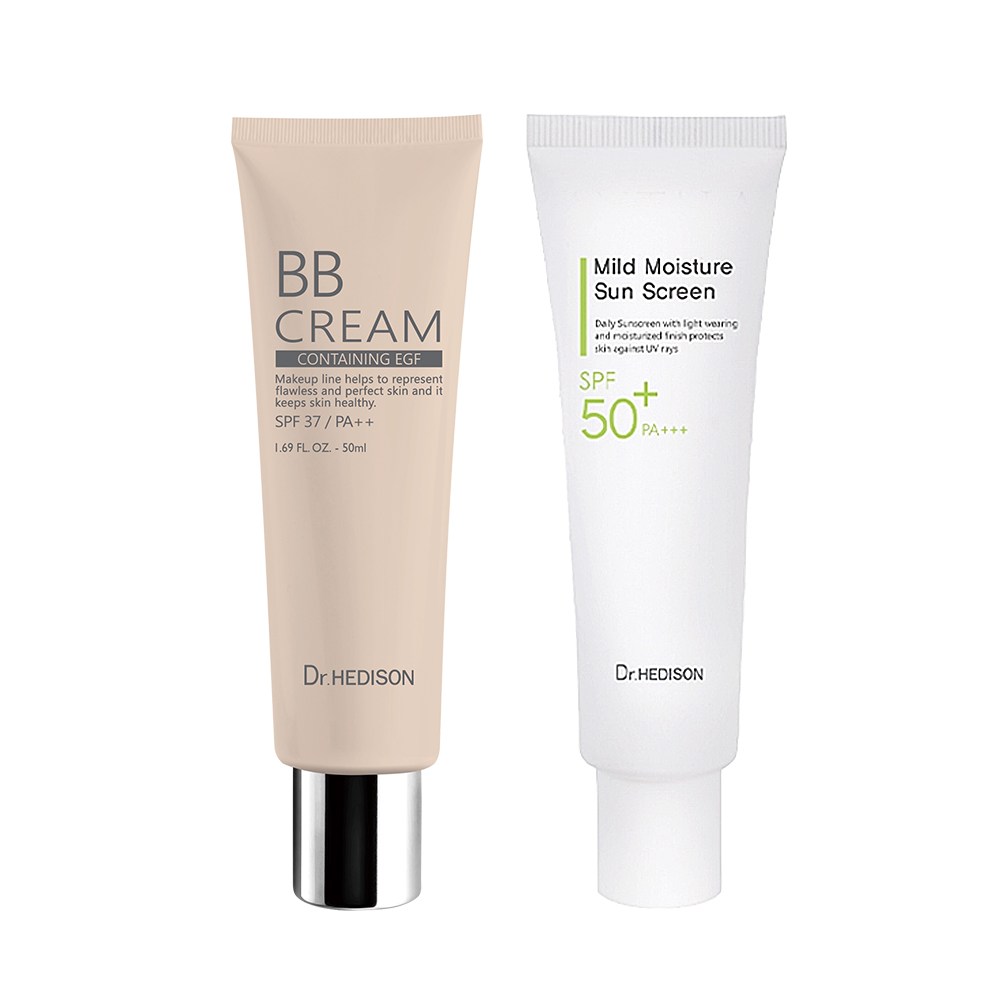 ドクターヘディソンブレミッシュナイト50ml+マイルド水分サンクリーム50ml