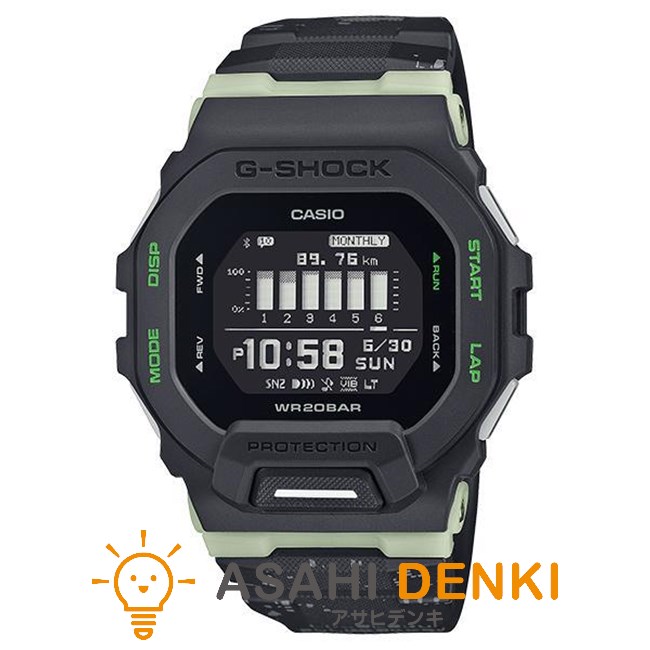 腕時計・時計 カシオ GBD-200LM-1JF G-SHOCK 国内正規品 スポーツライン G-SQUAD Bluetooth 電池式 クオーツ