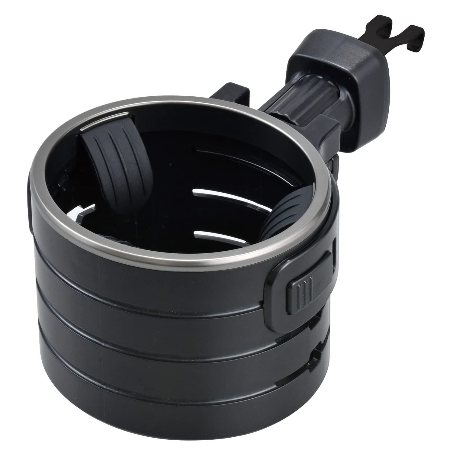 セイワ(SEIWA) 車内用品 ドリンクホルダー ハイトアジャストACドリンク メタルブラック WA110 エア コン取り付け 高さ・角度が調節可能 対応車種大幅UP スマホスタンド カー用品