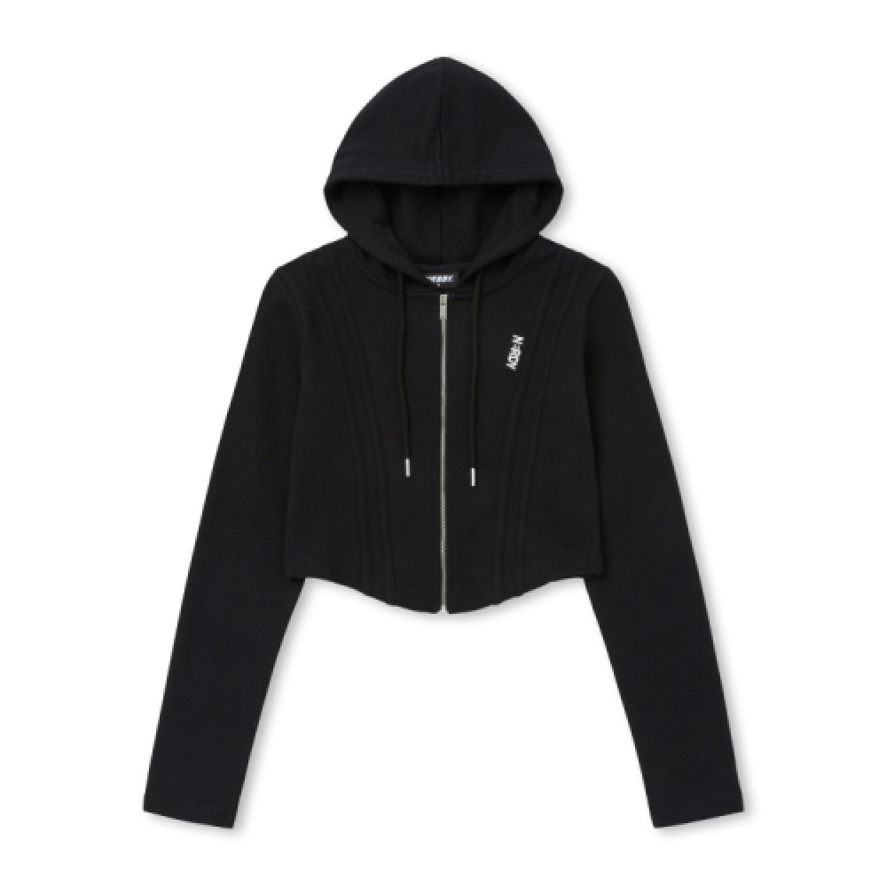 NERDY 女性用スリムフィットパーカージップアップブラック 9,182円