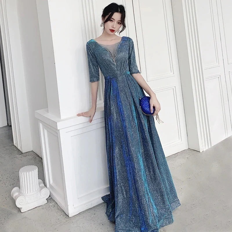 ウエディングロングドレス結婚式花嫁ブライダルパーティードレス二次会イブニングドレス