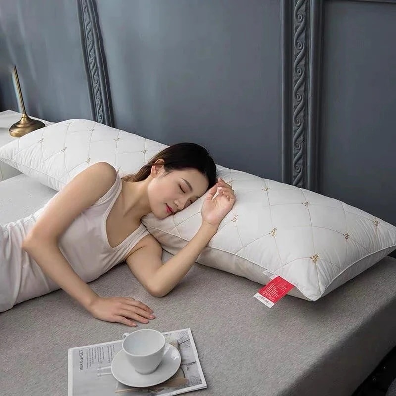 ロング枕カップル1点枕まくら快眠枕寝具首こりおすすめ北風柔らかいふわふわ生活プレゼント肩こり洗える