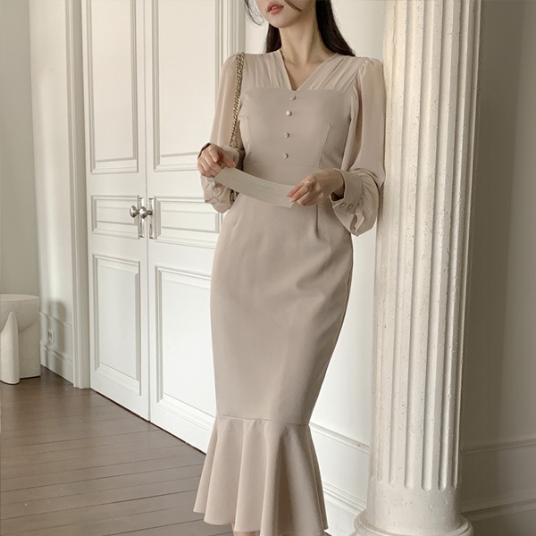 マーメイドロングワンピース op15630 5,385円