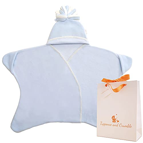 Tuppence&Crumble(タッペンスアンドクランブル) 【出産祝い ギフトラッピング仕様】Tuppence & Crumble タッペンスアンドクランブル おくるみ 星 星型アフガン スターラ