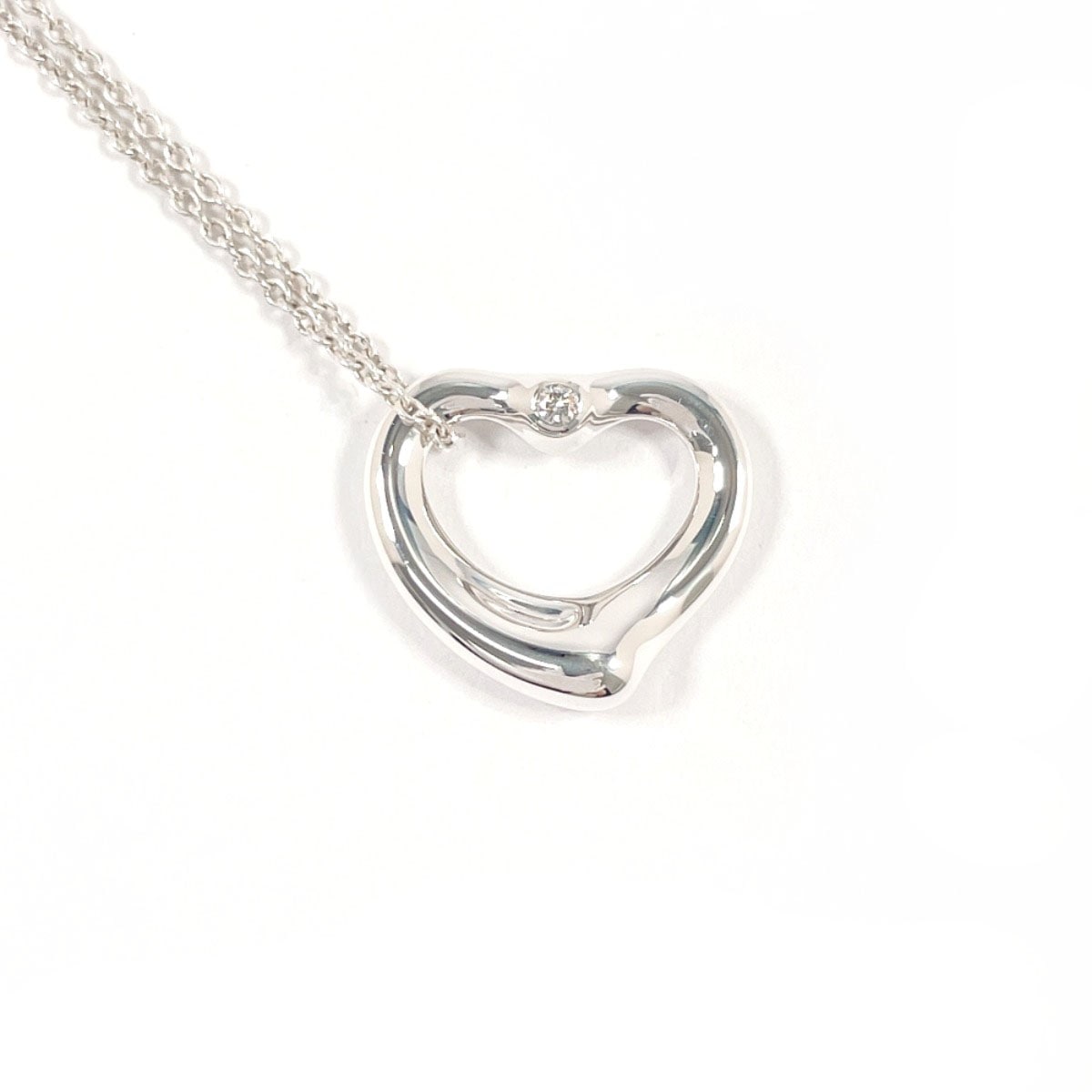 エルサペレッティ オープンハート ネックレス シルバー シルバー925 レディース