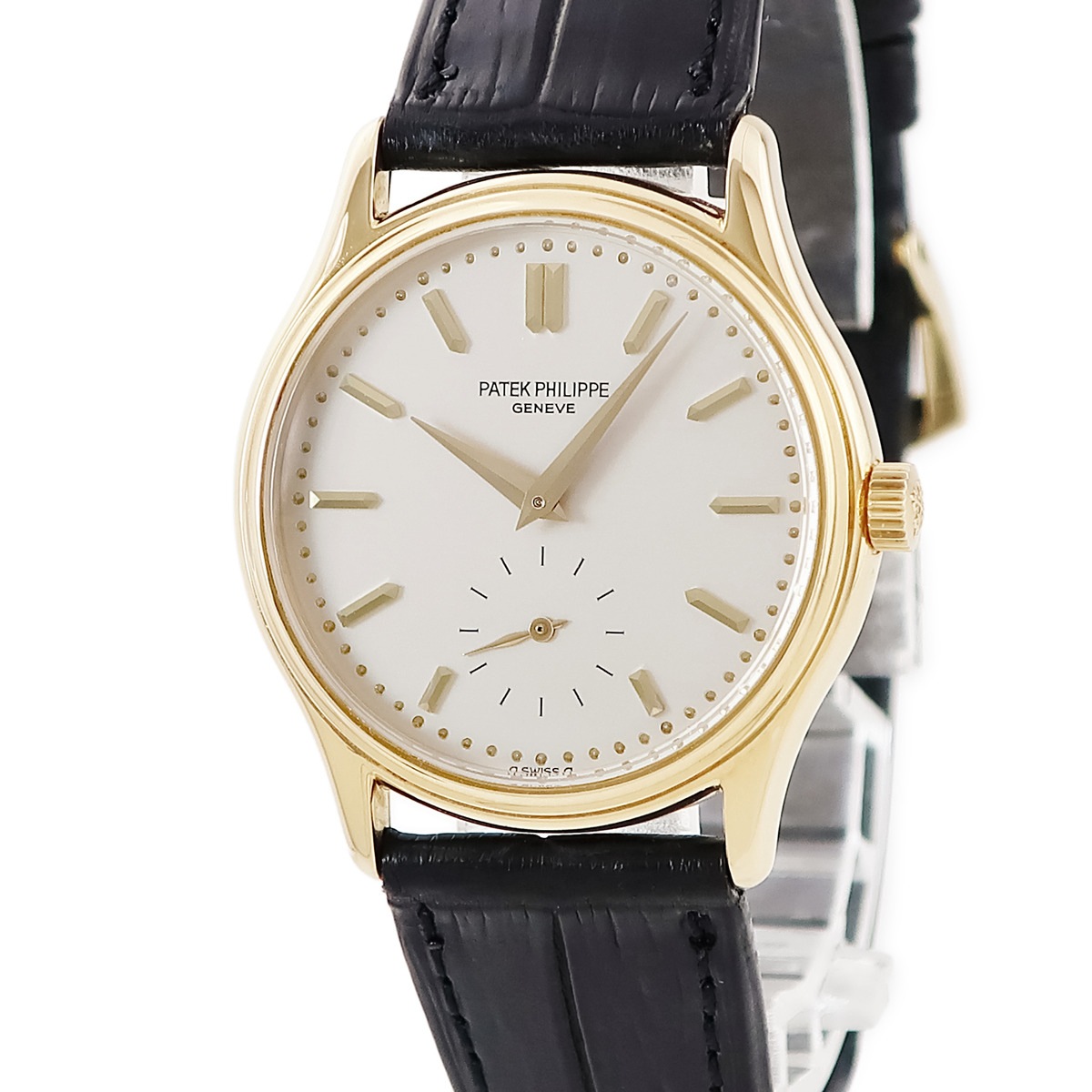 カラトラバ 3923J 手巻き レディース K18YG無垢 アイボリー バー 3年保証 752,312円