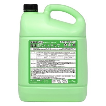 ニイタカ　衣料用酸素系漂白剤　液体ホワイトアップ　5kg×3本入【取り寄せ商品・即納不可・代引き不可・返品不可】