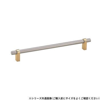 シロクマ キャビネハンドル 200mm パールNi/純金 HB-77