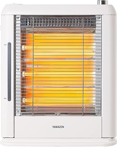 遠赤外線 電気ストーブ 加湿機能搭載 出力切替3段階 ホワイト DSE-KE101(W)
