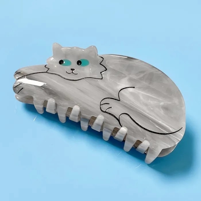 [BLACK PINK ジェニソン·ヘギョ着用] ククスジェト猫 /ウサギ/イルカ/花/スイカヘアクリップ25種択1