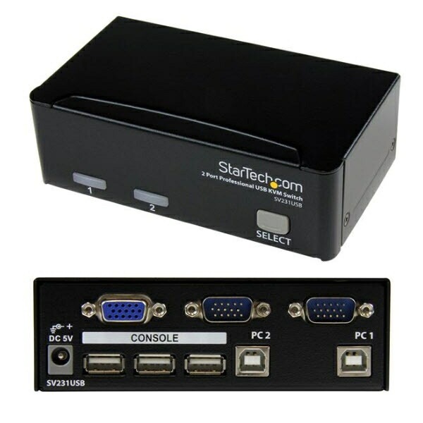 StarTech.com [SV231USB] 2ポートKVMスイッチ VGAモニター対応/USB接 10,850円