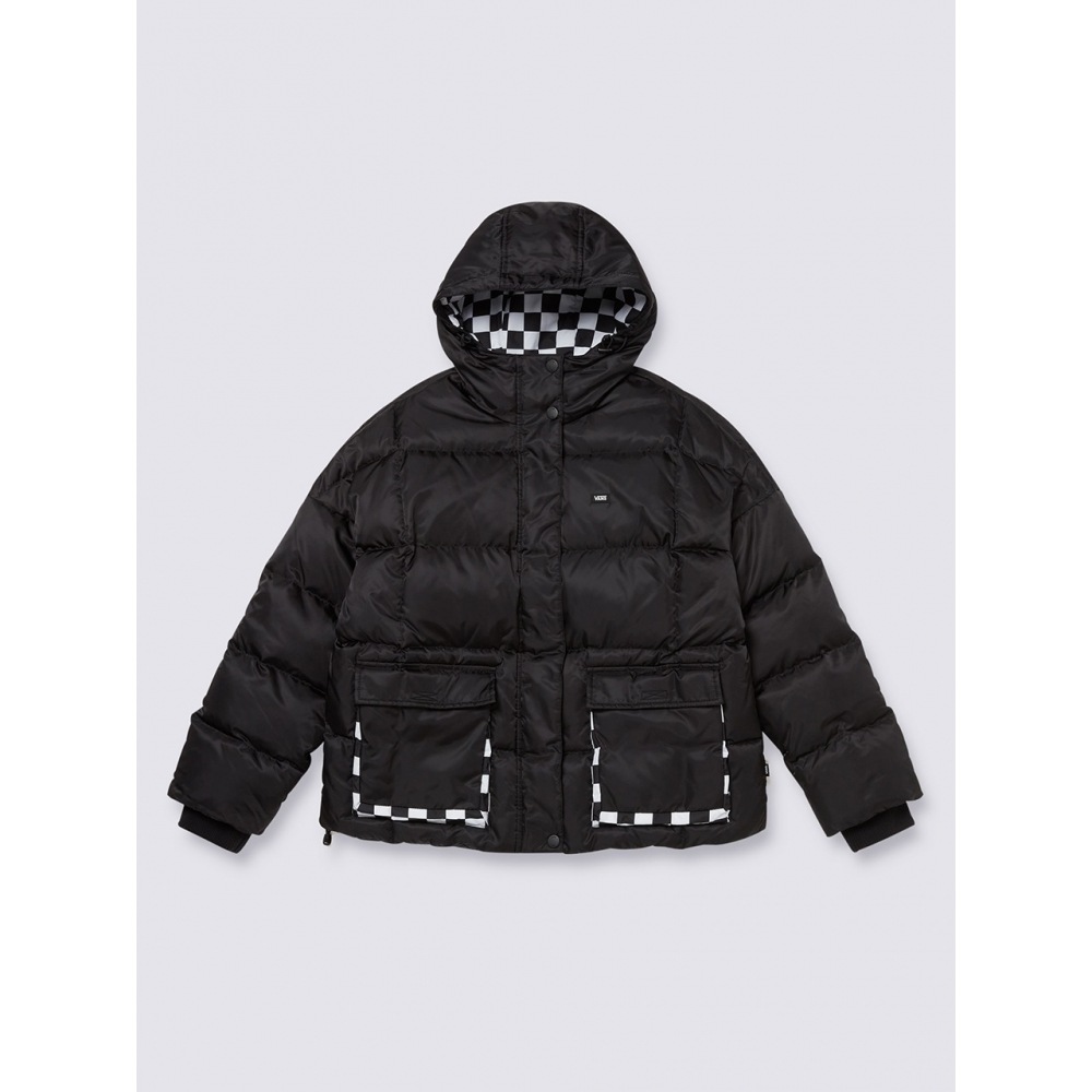 VANS ウィンターライフスタイルワインディングロードバレルパファージャケット VN000FC6BLK1
