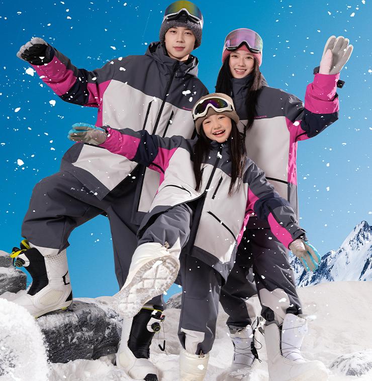 スノーボードウェア 2024 2025 上下セット 親子 メンズ レディース キッズ 子供 アウター パンツ ウィンタースポーツ韓国風防水 スノー スキーウェア